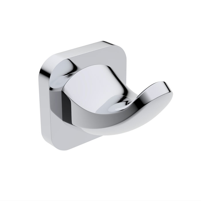 Brass+Zinc Chrome Robe Hook Single 3903