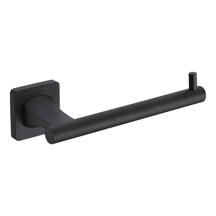 Brass+Zinc Matt black Toilet Paper Holder 3908B