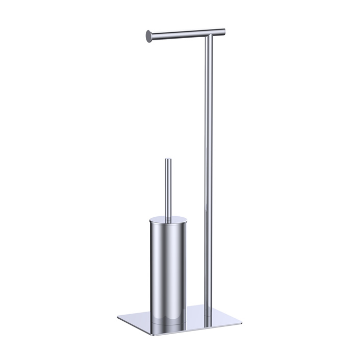 Freestanding Toilet Paper Holder And Brush Holder 10007