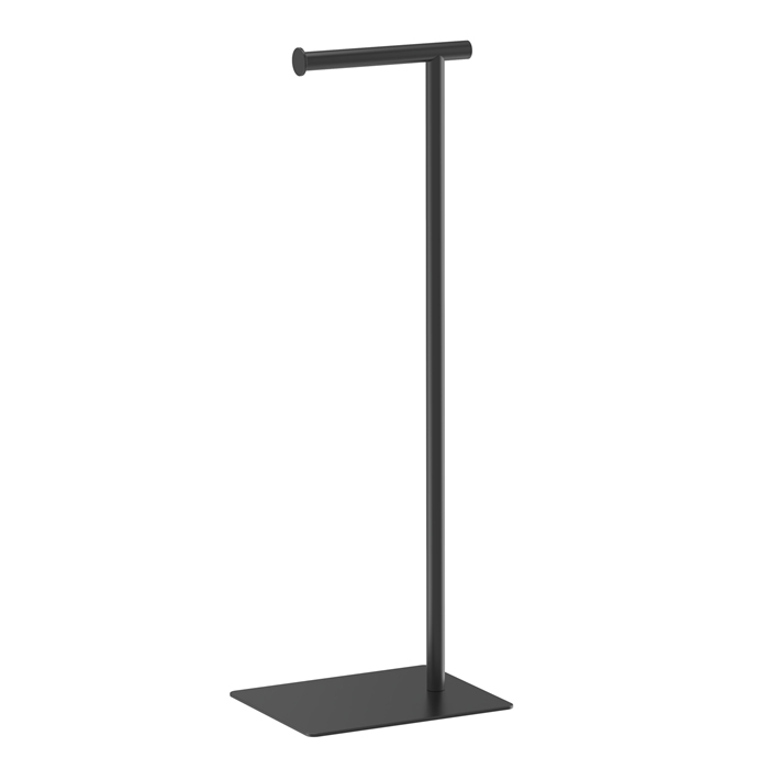 Freestanding Toilet Paper Holder With Matte Black 10001B