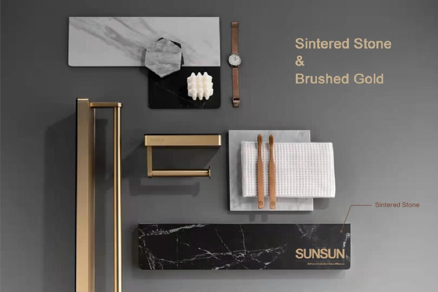 brushed brass accessories