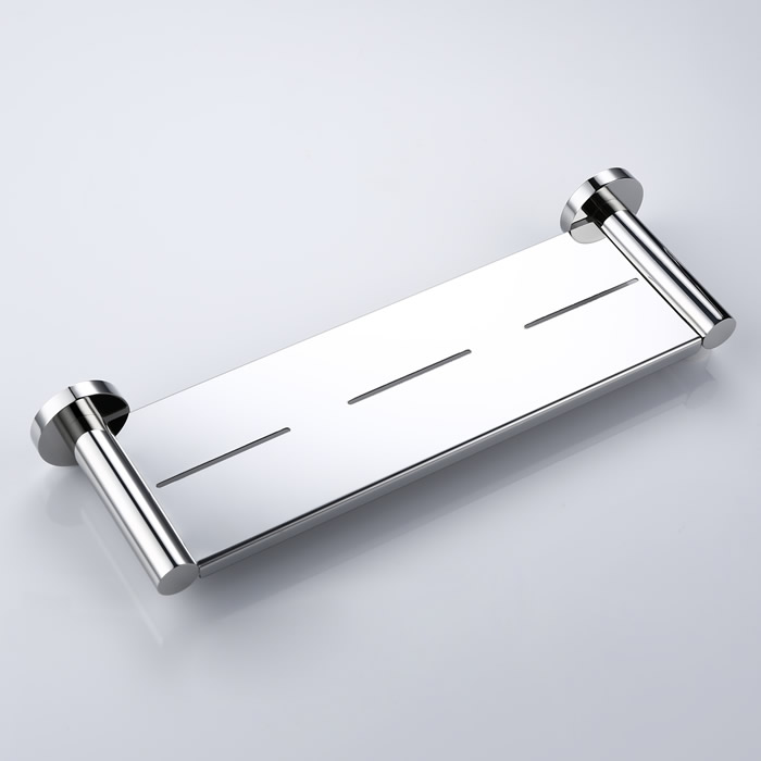 Stainless Steel Chrome Metal Shelf For Bathroom