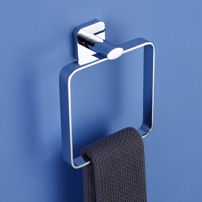 Bathroom Brass Chrome plated Towel Ring