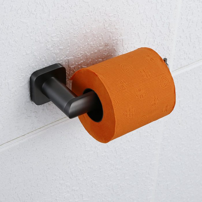 Bathroom brass square bathroom toilet paper holder Gunmetal