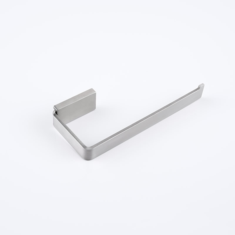 Bathroom wall-mounted toilet roll holder with brushed finishing 6008
