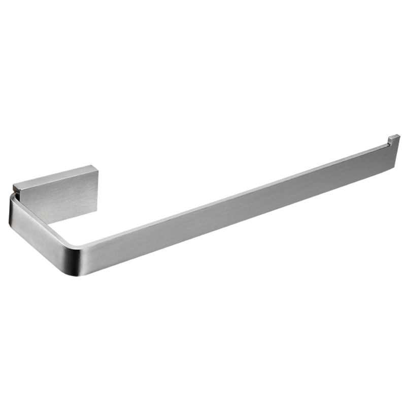 Wall-mounted Bathroom Square Towel Ring With Brushed Finishing 6004