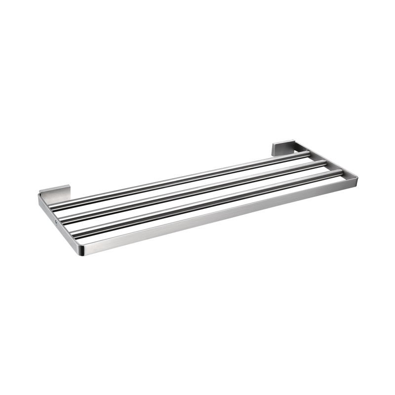 Bathroom Square Modern Towel Rack With 304 Stainless Steel Brushed Finishing 6013